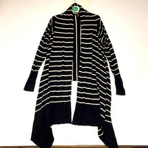 DKNY Shawl-Neck, Asymmetrical Open Cardigan